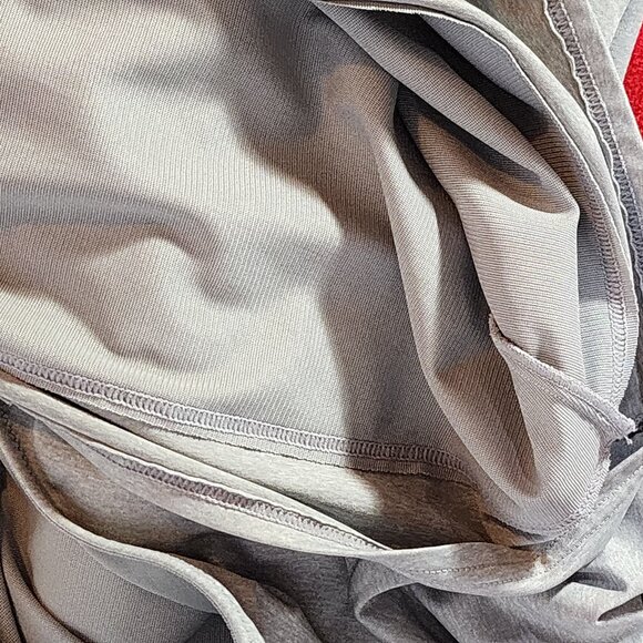 Flexees Maidenform Grey 3/4 Sleeve Fat Free Dressing Back Smoothing Shapewear 2X - Picture 16 of 16